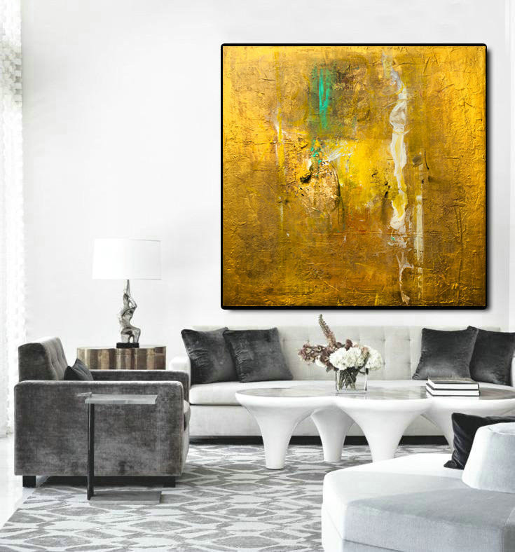 Abstract gold art, Painting on canvas, Abstract Painting, Contemporary Art, Large abstract Art, Original Artwork, Golden Art Print