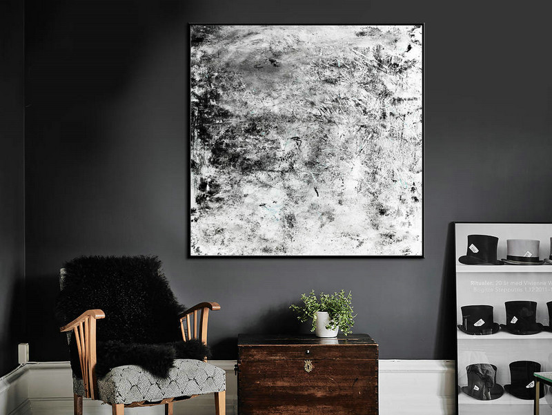 Acrylic Painting, Abstract painting, Abstract art, Oil painting, Painting, Original Painting, Living Room Wall Decor, Black and white Art
