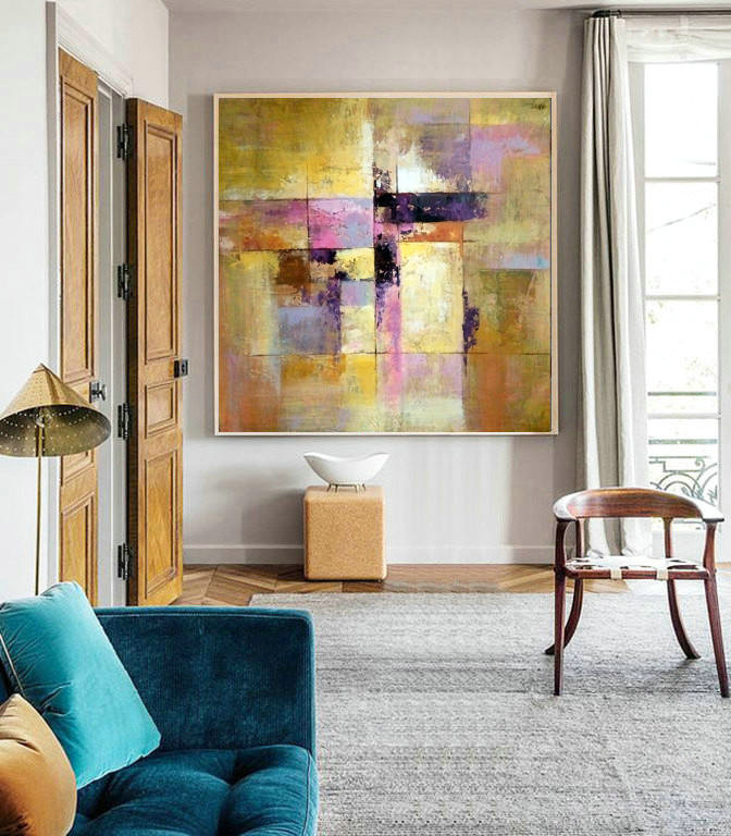 Abstract painting, Oil Painting, wall art deco, original art, impressionism design, abstract wall print, Heavy Texture, Painting On Canvas