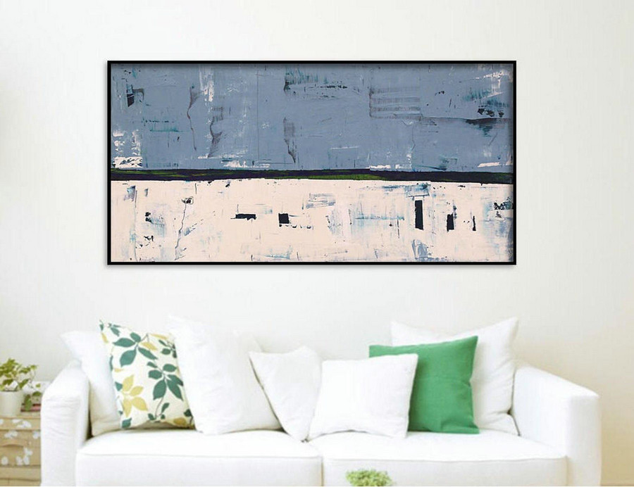 48x24 Inch Abstract Canvas Art. Abstract Canvas Painting. Large Wall Art Abstract Artwork Abstract Wall Art Abstract Painting Large Painting