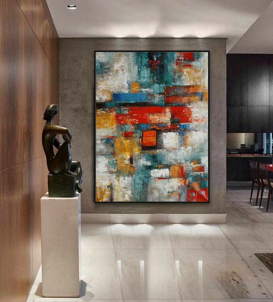Texture Modern Contemporary Abstract Canvas wall Art Extra Large Rich