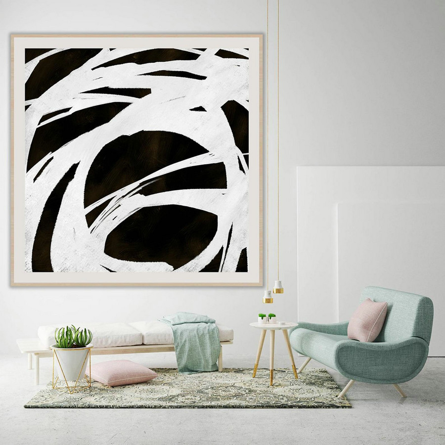 Extra Large Wall art - Abstract Painting on Canvas, Contemporary Art, Original Oversize Painting PaS074