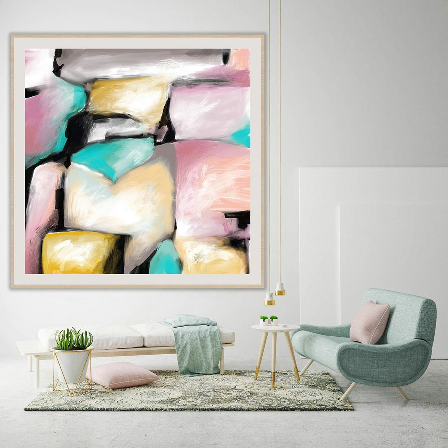 Extra Large Painting on Canvas, Original Abstract Art,Contemporary Abstract Paintings, Large Paintings on Canvas, UNSTRETCHED PaS005