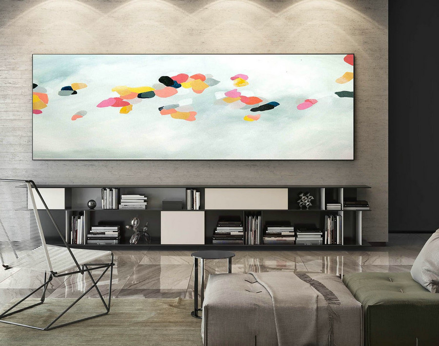 Extra Large Wall art - Abstract Painting on Canvas, Contemporary Art, Original Oversize Painting XaS252