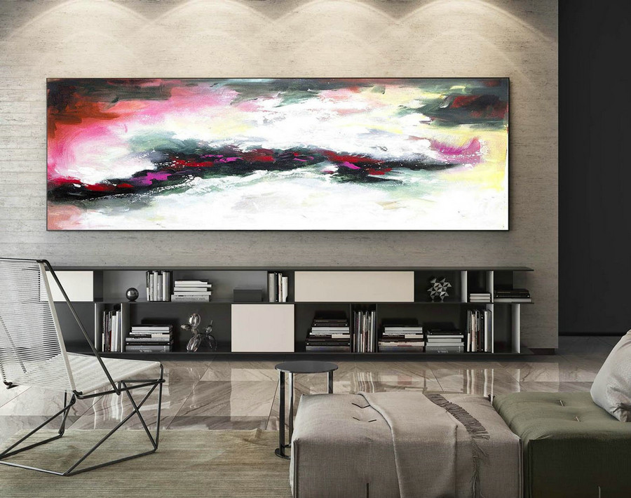 Contemporary Wall Art - Abstract Painting on Canvas, Original Oversize Painting, Extra Large Wall Art XaS188