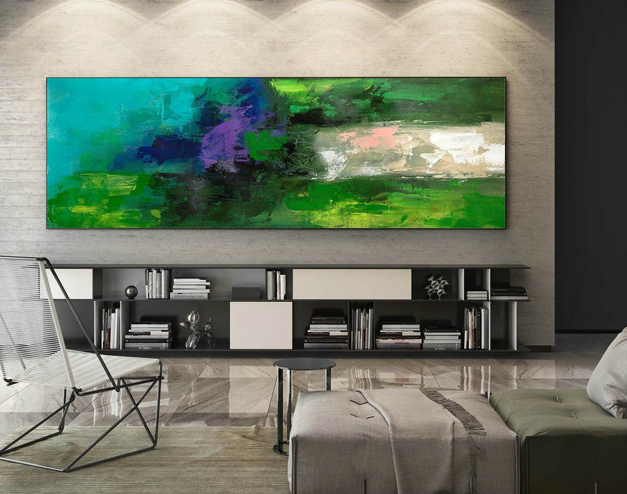 Contemporary Wall Art - Abstract Painting on Canvas, Original Oversize Painting, Extra Large Wall Art XaS232