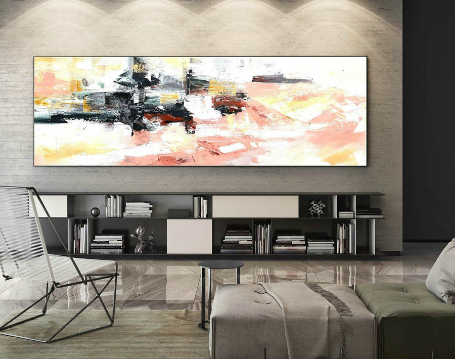 Abstract Painting on Canvas - Extra Large Wall Art, Contemporary Art, Original Oversize Painting XaS192