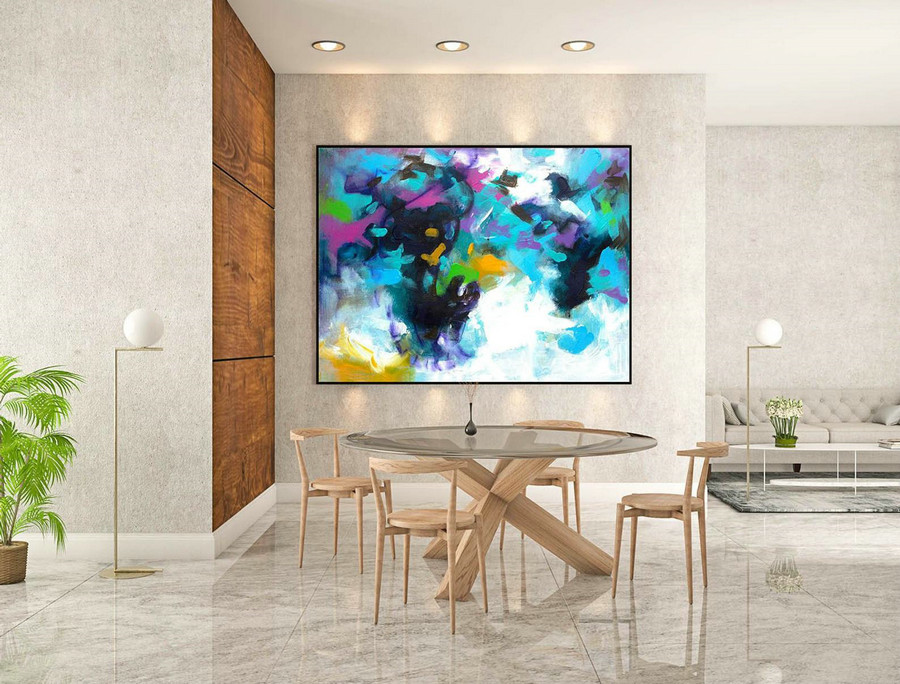 Abstract Painting on Canvas - Extra Large Wall Art, Contemporary Art, Original Oversize Painting LaS191