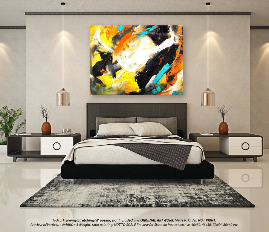 Extra Large Abstract Painting - Acrylic Painting, Original Art, Oil Paintings, Extra Large Wall Art, Abstract Canvas Art, Home Decor YNS044