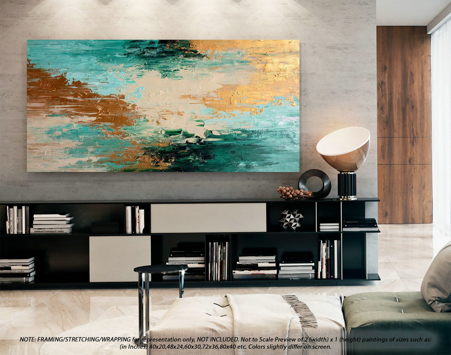 Modern Abstract Art - Extra Large Wall Art, Original Art Painting, Artwork For Living Room, Acrylic Painting On Canvas, Oil Painting DMS086