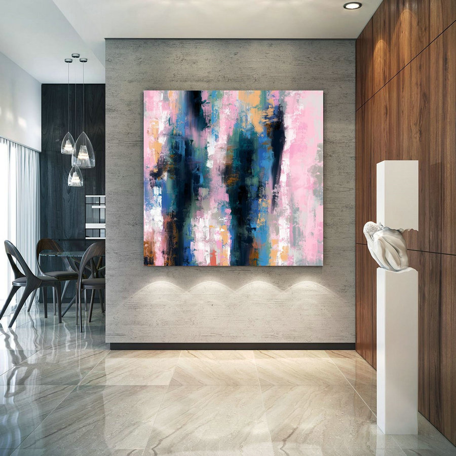 Extra Large Wall Art Palette Knife Artwork Original Painting,Painting on Canvas Modern Wall Decor Contemporary Art, Abstract Painting Pdc072