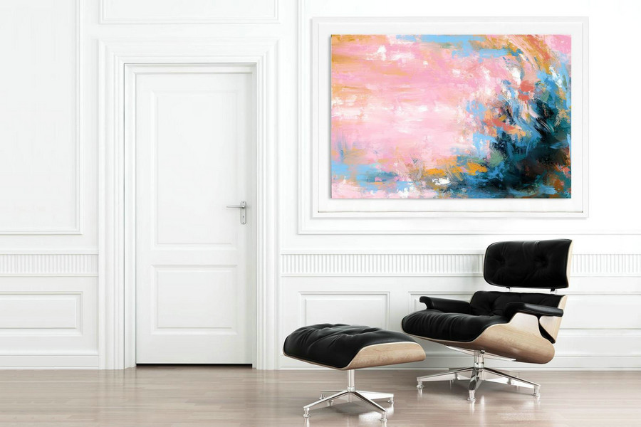 Extra Large Wall Art Palette Knife Artwork Original Painting,Painting on Canvas Modern Wall Decor Contemporary Art, Abstract Painting Pdc077