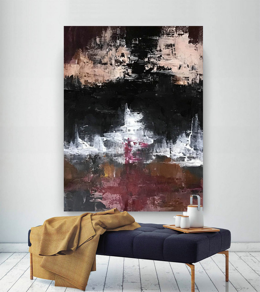 Large Painting on Canvas,Original Painting on Canvas,art paintings,xl abstract painting,large art on canvas,abstract texture art DIc064