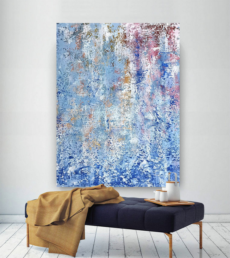 Large Abstract Painting,Modern abstract painting,painting wall art,large wall art decor,colorful abstract,abstract texture art DIc034