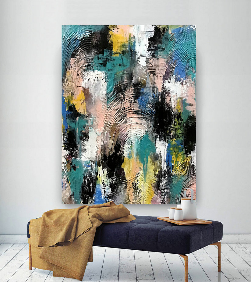 Large Modern Wall Art Painting,Large Abstract wall art,huge canvas painting,original abstract,best wall art,abstract texture art D2c025