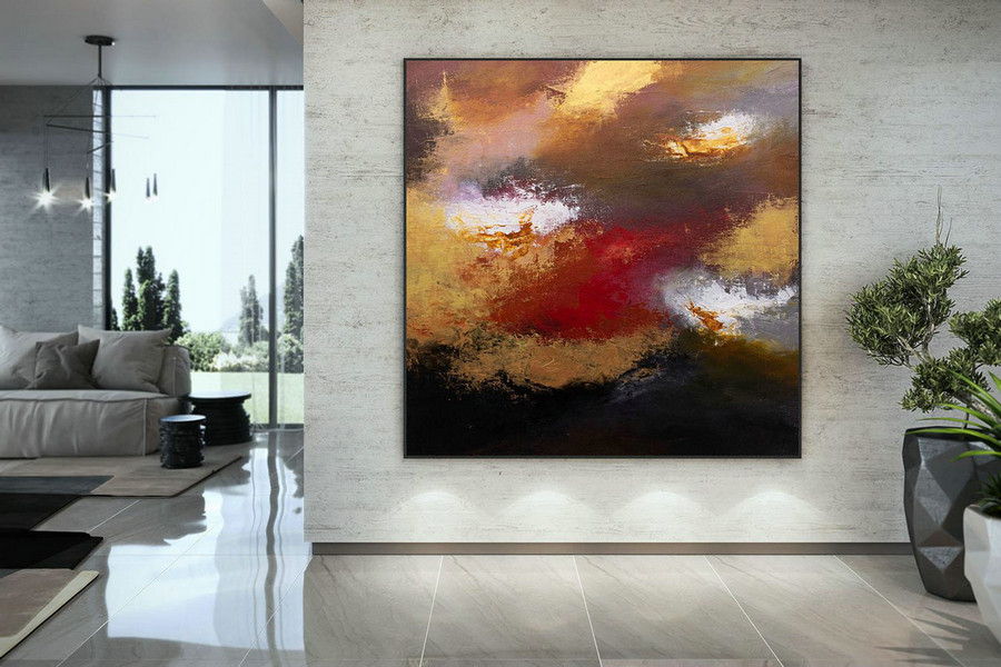 Large Abstract Painting,Modern abstract painting,original painting,large canvas art,xl abstract painting,art with texture DMC227