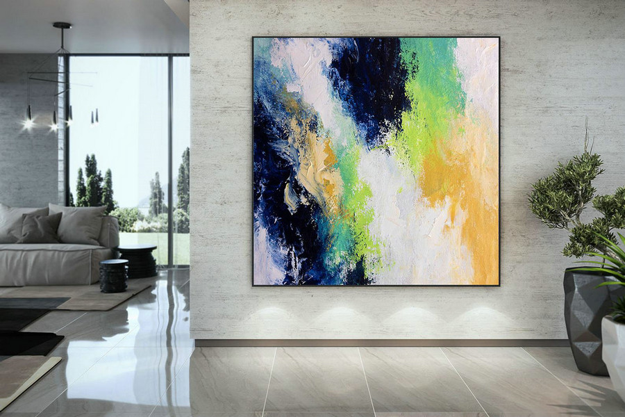 Extra Large Wall Art Palette Knife Artwork Original Painting,Painting on Canvas Modern Wall Decor Contemporary Art, Abstract Painting DMC170