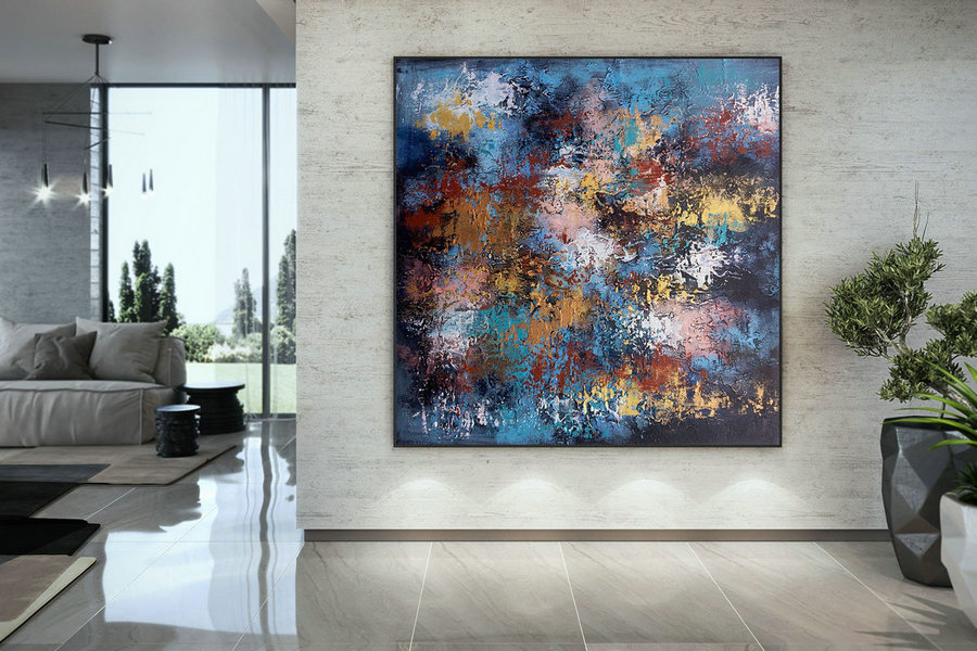 Abstract Canvas Art Extra Large Artwork Original Painting,Painting on Canvas Modern Wall Decor Contemporary Art, Abstract Painting DMC111