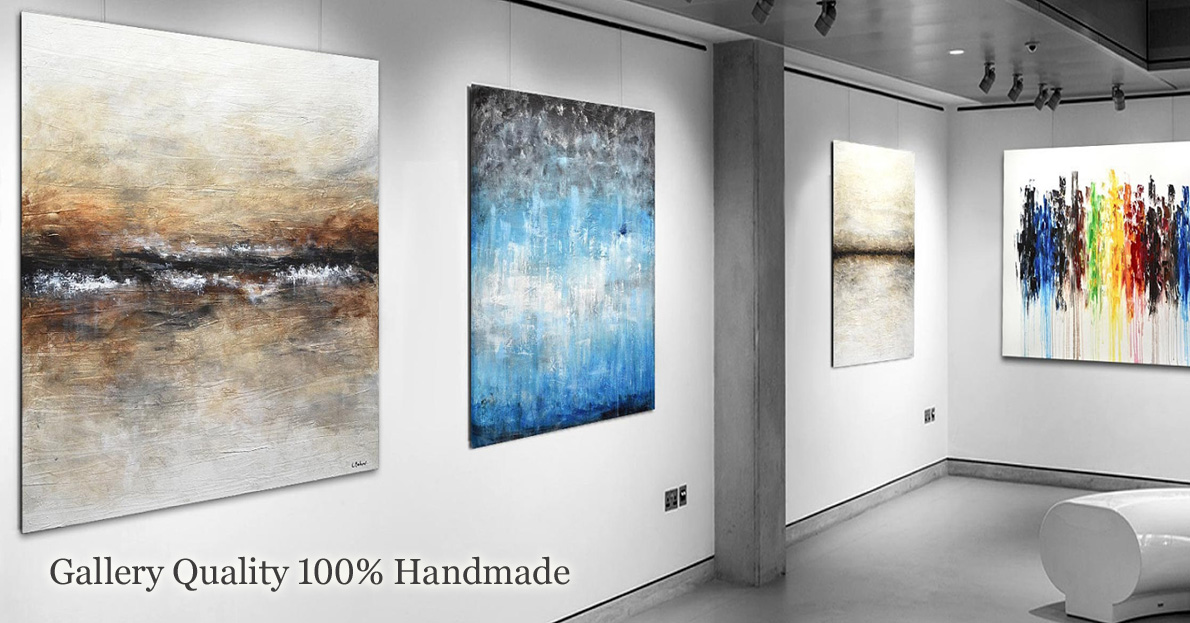 LN Art Announces Large Abstract Painting For Sale with Free Shipping for Upcoming Festive Season