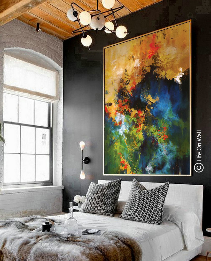 Abstract Painting Original, Oversized Abstract painting on canvas, Extra Large Original Abstract Canvas Art, Textured abstract art on canvas