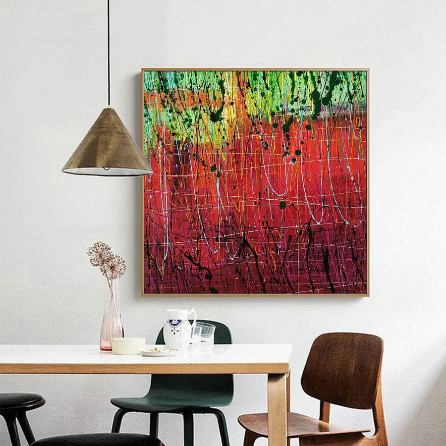 Large Canvas Art,Modern Oil Paintings,Abstract Acrylic Painting