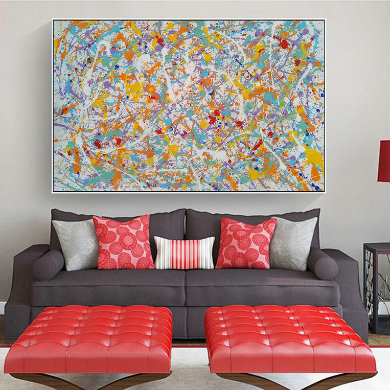 Extra Large Canvas Wall Art,Contemporary Painting, Abstract Acrylic Paintingl602