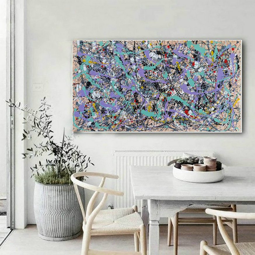 Oversized Artwork,Abstract Wall Painting,Abstract Canvas Painting La20