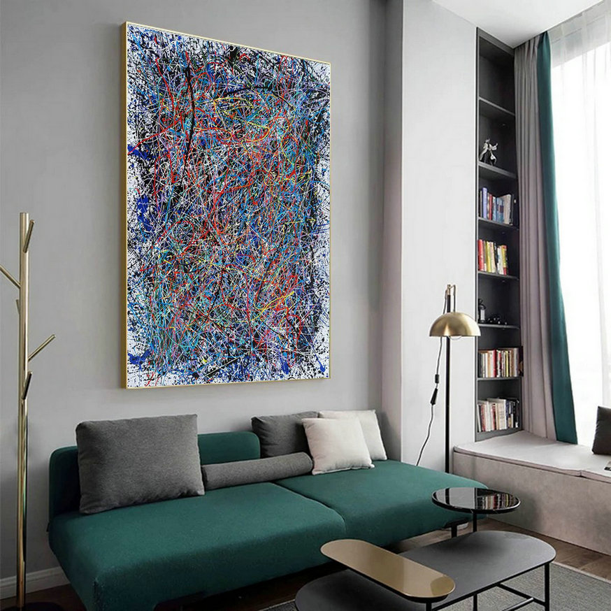 Wall Art Contemporary,Fluid Acrylic Paint,Abstract Painting,Paintings In Acrylic La1