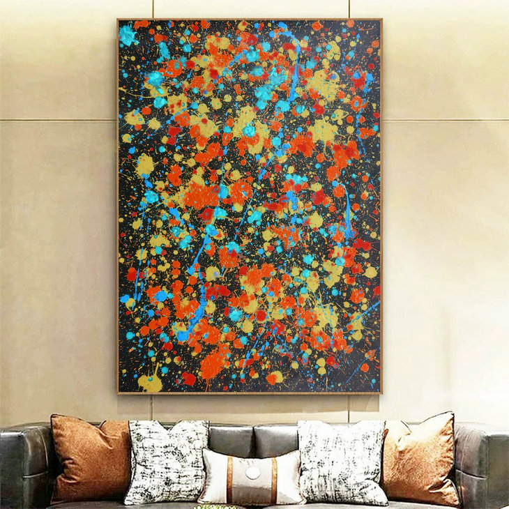 Wall Art Canvas,Abstract Oil Painting,Modern Abstract Art La93