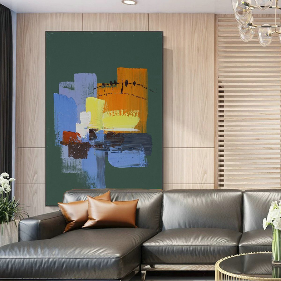 Contemporary Wall Art,Modern Art Paintings,Abstract Oil Paintings La76