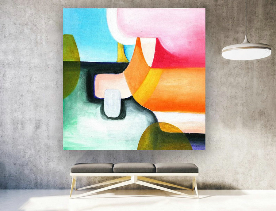 Contemporary Art Original Painting on Canvas, Large Wall Art, Abstract Modern Decor, Extra Large Canvas Painting for Home Decoration laS345