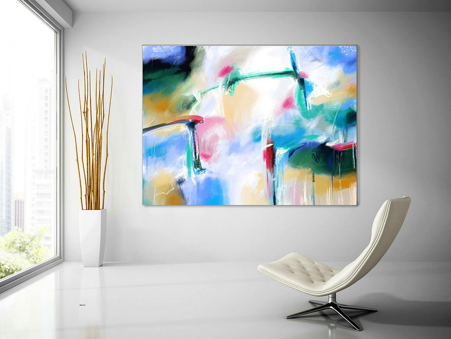 Extra Large Painting on Canvas, Original Abstract Art,Contemporary Abstract Paintings, Large Paintings on Canvas, UNSTRETCHED PaS110