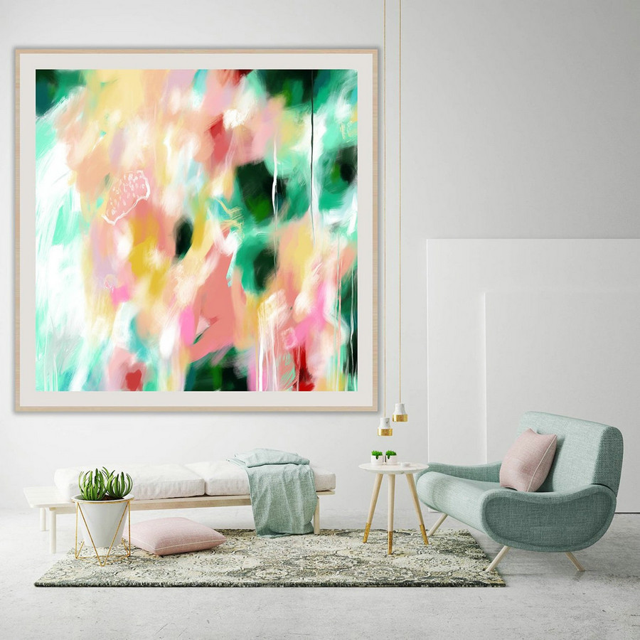 Extra Large Painting on Canvas, Original Abstract Art,Contemporary Abstract Paintings, Large Paintings on Canvas, UNSTRETCHED PaS103