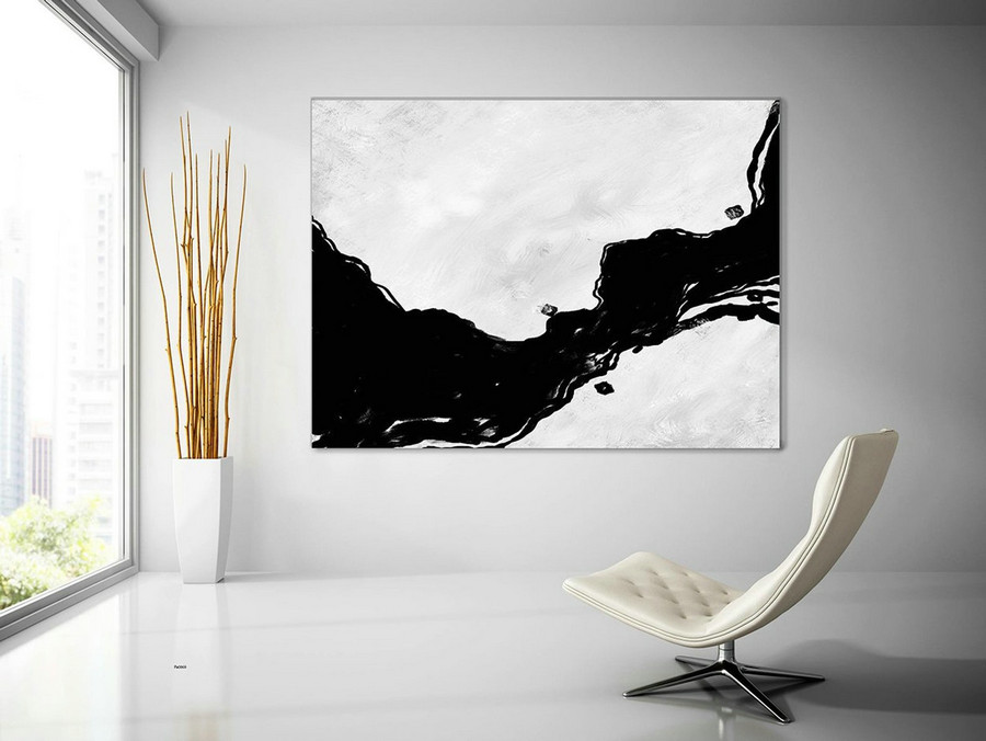 Extra Large Wall Art,Minimal Abstract Painting,Contemporary Painting on Canvas,Large Canvas Art,Huge Abstract Painting,Living Room PaS069