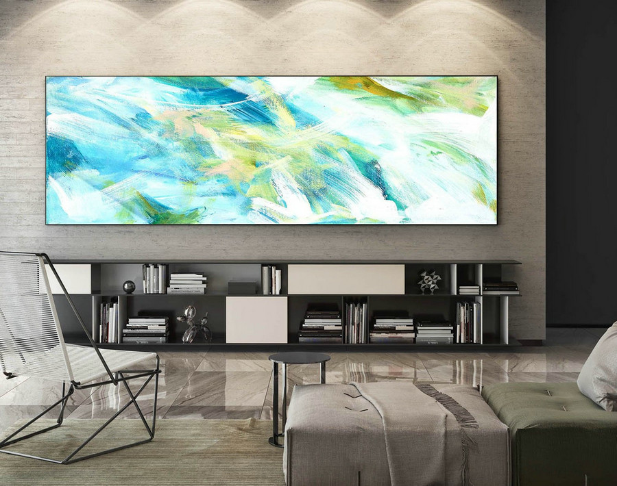 Contemporary Wall Art - Abstract Painting on Canvas, Original Oversize Painting, Extra Large Wall Art XaS463