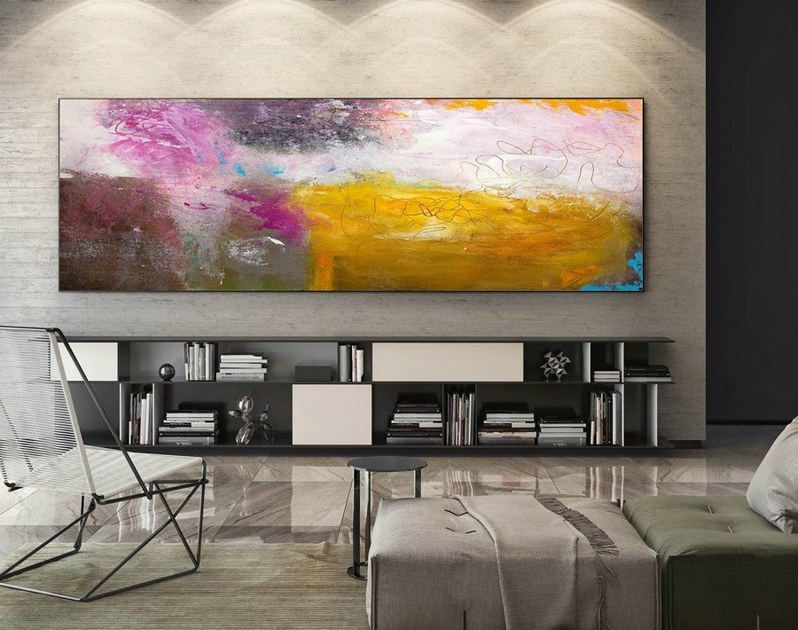 Extra Large Wall art - Abstract Painting on Canvas, Contemporary Art, Original Oversize Painting XaS238