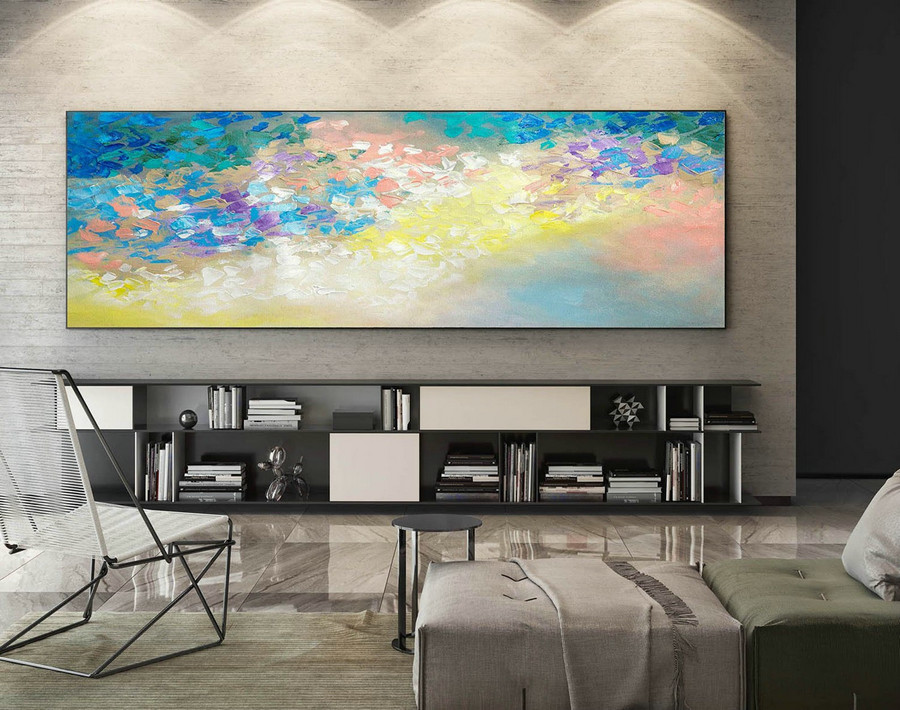 Abstract Painting on Canvas - Extra Large Wall Art, Contemporary Art, Original Oversize Painting XaS245