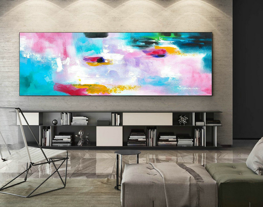 Contemporary Wall Art - Abstract Painting on Canvas, Original Oversize Painting, Extra Large Wall Art XaS163