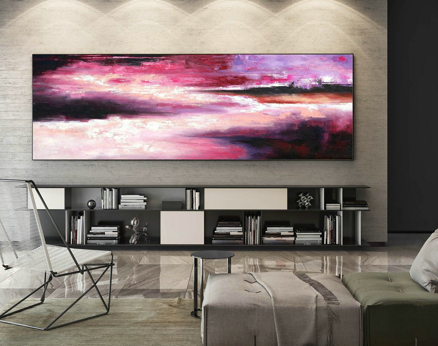Abstract Painting on Canvas - Extra Large Wall Art, Contemporary Art, Original Oversize Painting XaS495