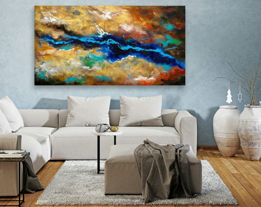 Original Large Abstract Painting,Extra Large Wall Art ,Modern Home Decor,Large Painting On Canvas,Abstract Wall Art,Contemporary Art LAS118