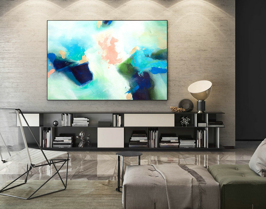 Extra Large Wall art - Abstract Painting on Canvas, Contemporary Art, Original Oversize Painting LaS230