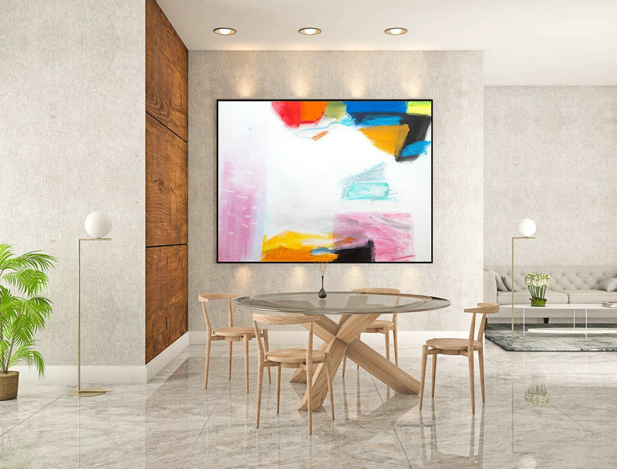 Extra Large Wall art - Abstract Painting on Canvas, Contemporary Art, Original Oversize Painting LaS273