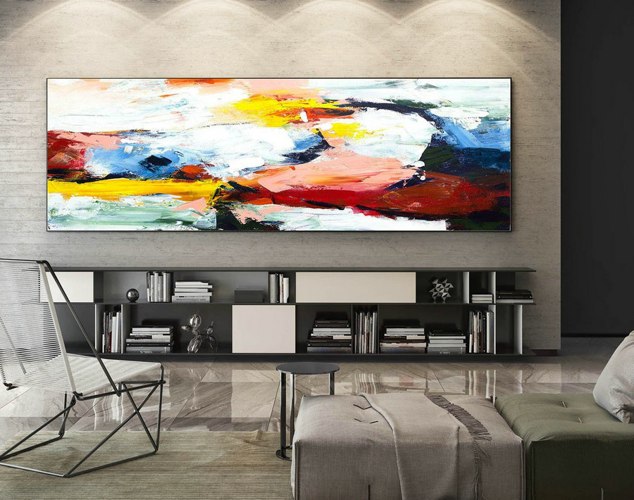Extra Large Wall art - Abstract Painting on Canvas, Contemporary Art, Original Oversize Painting XaS205