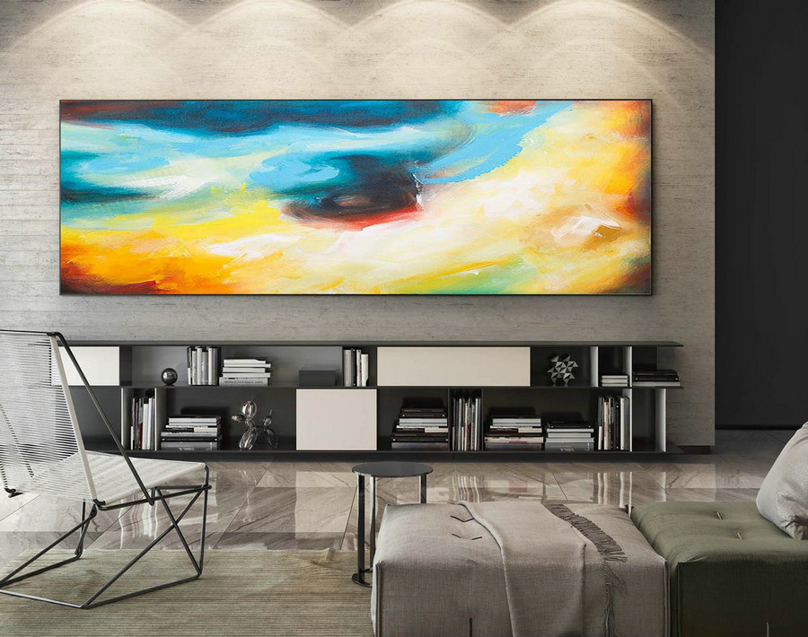 Extra Large Wall art - Abstract Painting on Canvas, Contemporary Art, Original Oversize Painting XaS125