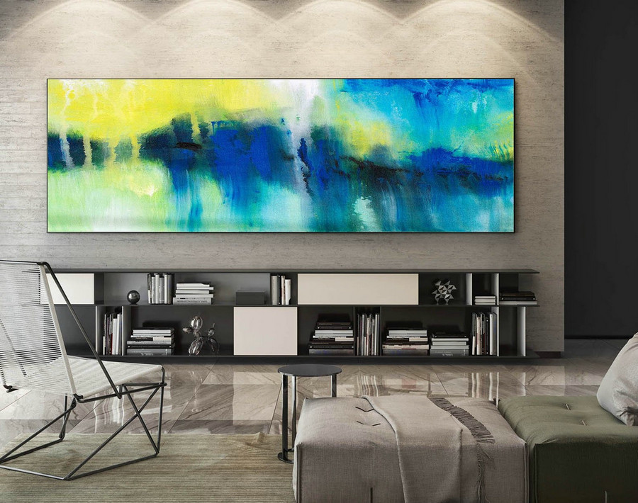 Extra Large Wall art - Abstract Painting on Canvas, Contemporary Art, Original Oversize Painting XaS141