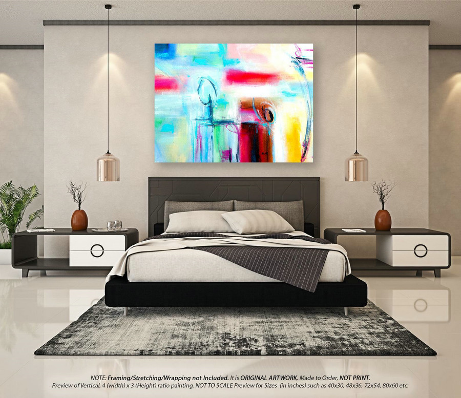 Extra Large Abstract Painting Wall Art Decor - Original Paintings on Canvas, Modern Abstract Art, Abstract Wall Art, Canvas Wall ArtYNS173