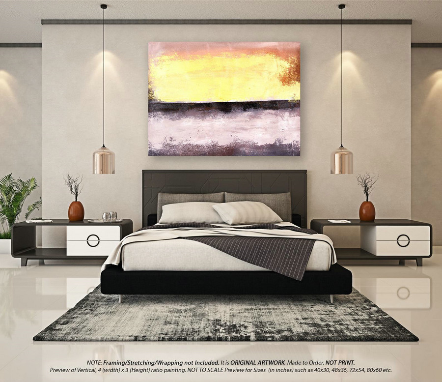 Modern Abstract Painting Large Wall Art - Modern Wall Art, Original Paintings on Canvas, Large Abstract Canvas Art, Wall Art DecorYNS161 - Click Image to Close