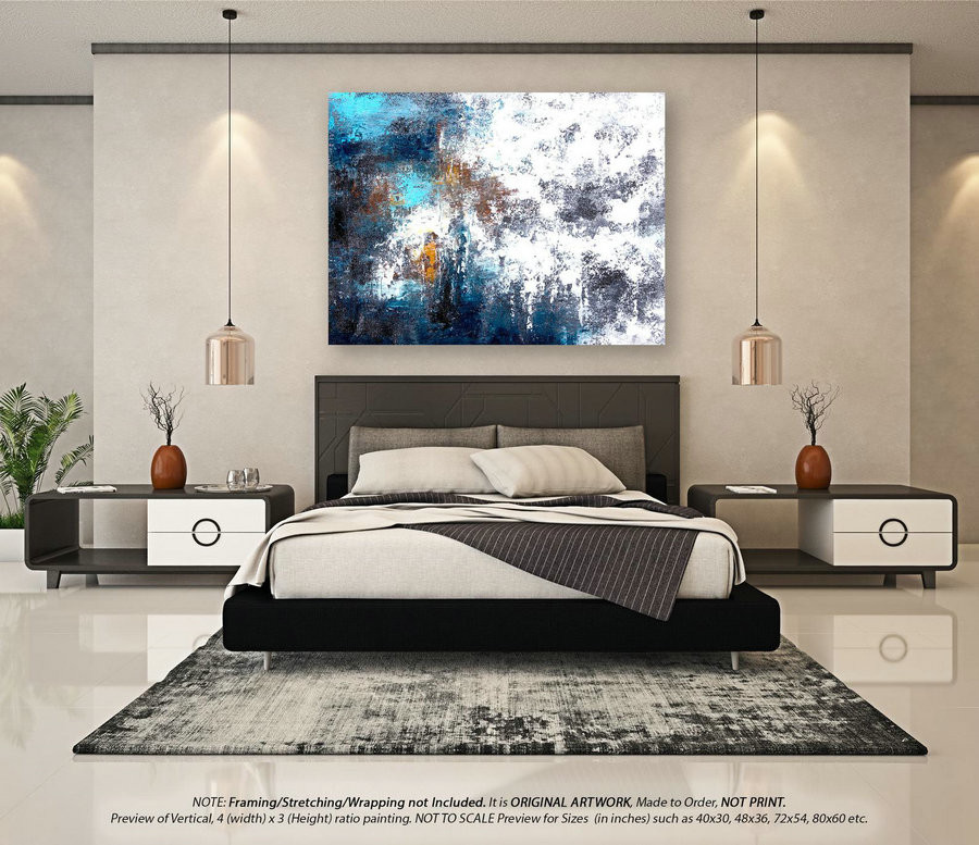 Original Abstract Art - Acrylic Painting, Extra Large Wall Art, Canvas Art, Painting Oil, Wall Decor Living Room, Modern Wall Decor YNS050
