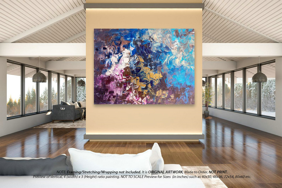 Large Abstract Painting Extra Large Wall Art - Original Acrylic Painting On Canvas, Original Paintings on Canvas, Canvas Wall Art DMS051