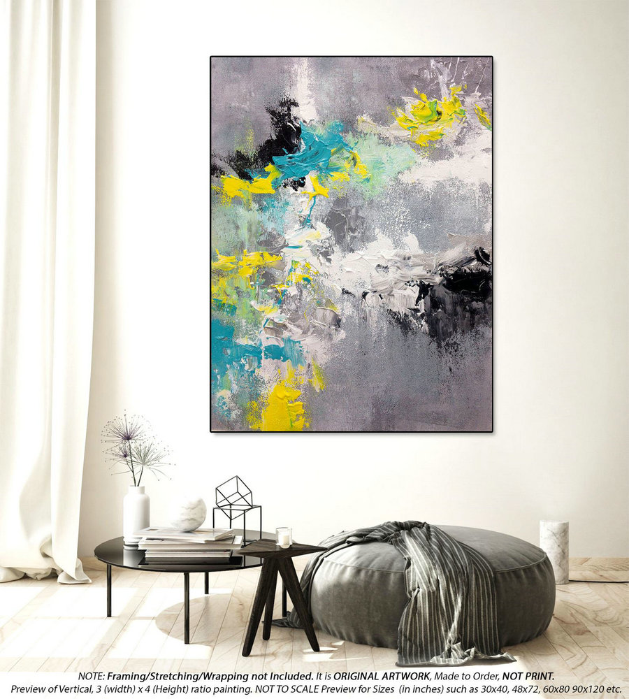Modern Abstract Painting Large Wall Art - Original Oil Painting, Abstract Painting on Canvas, Large Abstract Art, Original Paintings DMS089